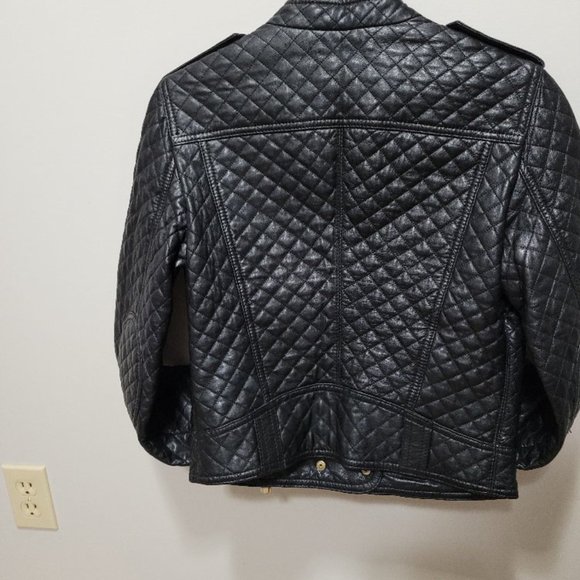 Dolce  & Gabana quilted soft leather  bomber jacket womens - Picture 4 of 9